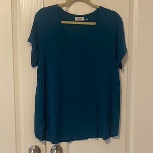 JD Style Teal Short Sleeve Top